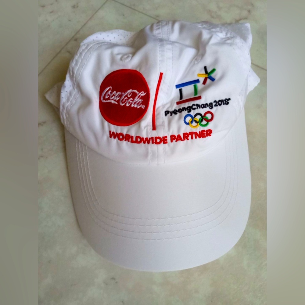 Port Authority Coca-Cola 2018 Olympics Pyeongchang Hat NWOT